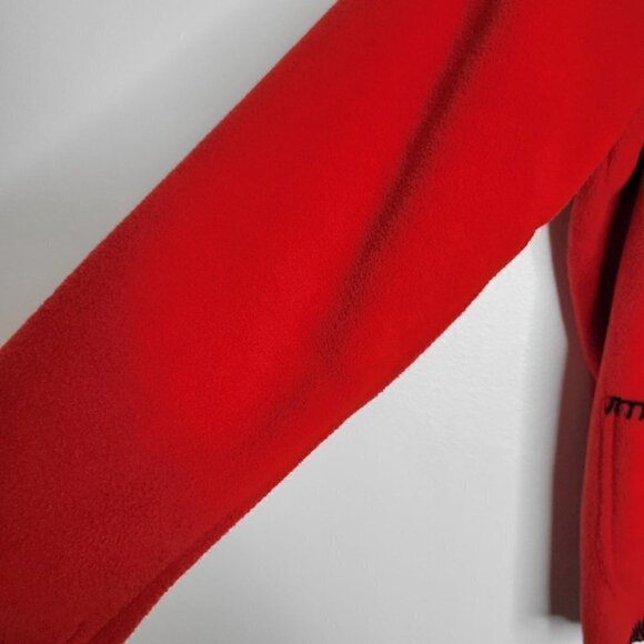 Coldwater Creek Button Down Red Fleece Jacket Women Size Large - Picture 7 of 14